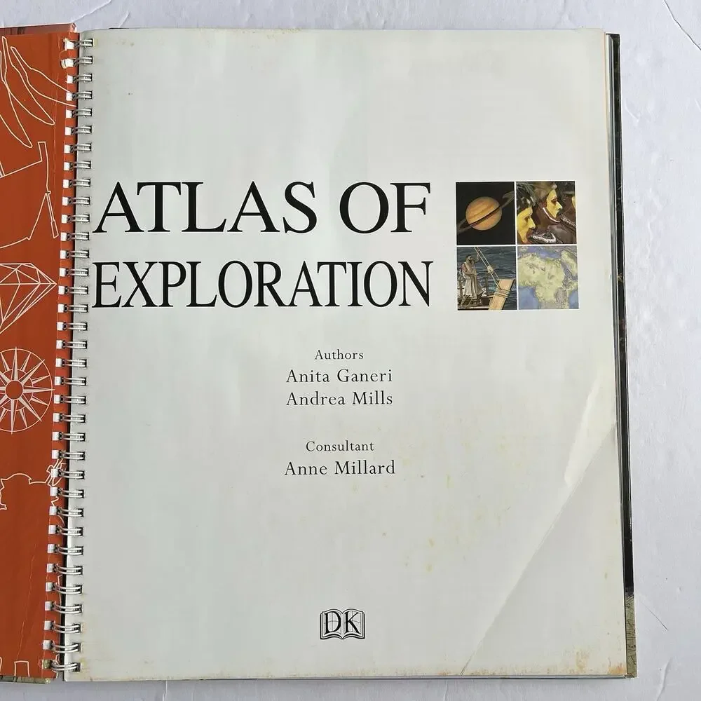 Atlas Of Exploration Hardcover Book With Interactive CDROM Educational